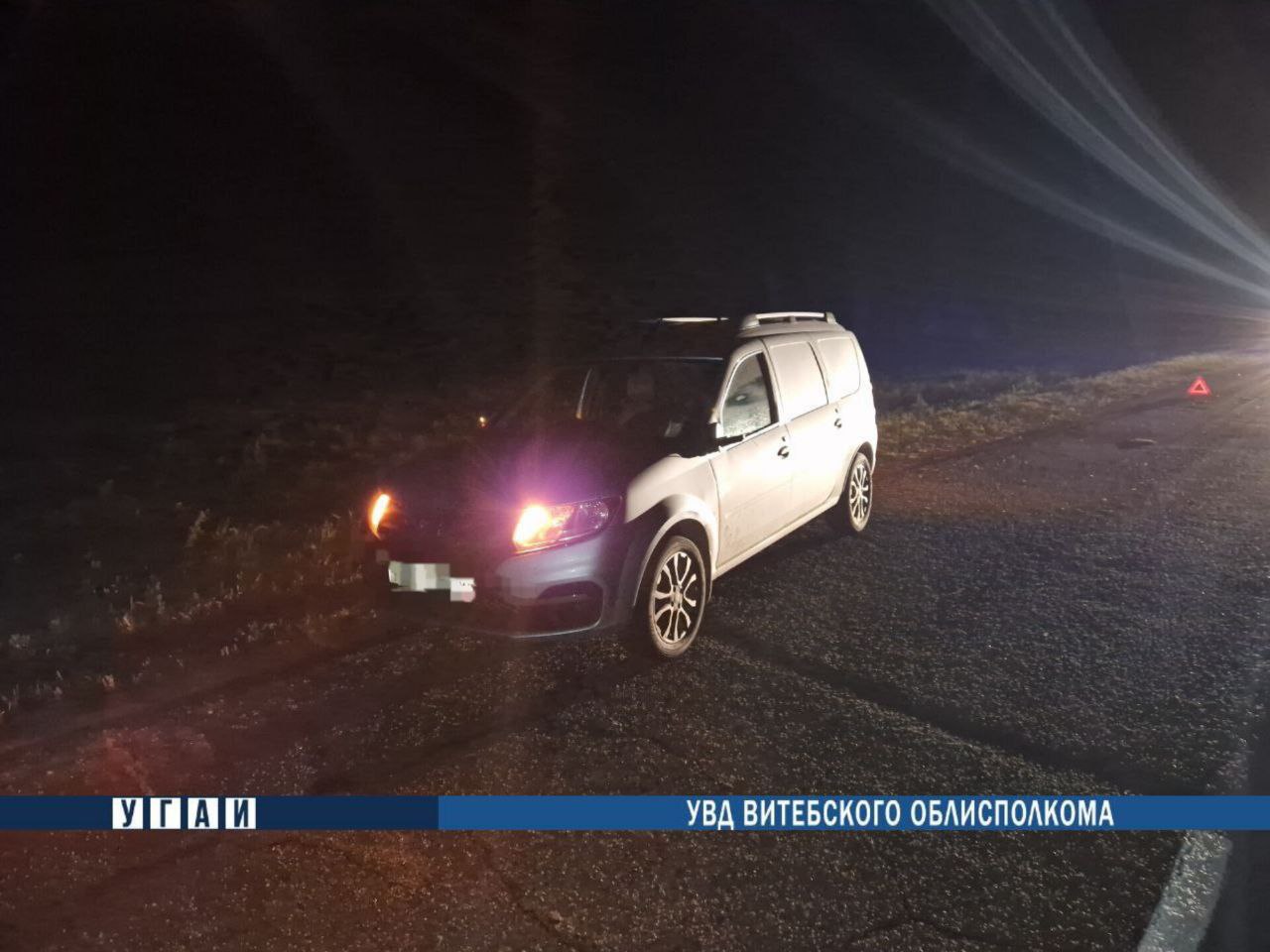 В Докшицком районе произошёл наезд на пешехода