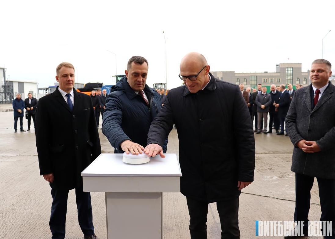 В Оршанском районе открылся мусороперерабатывающий комплекс