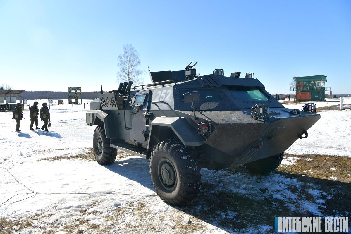 Десантники  провели  боевые  стрельбы  на полигоне  Лосвидо  в Витебском  районе