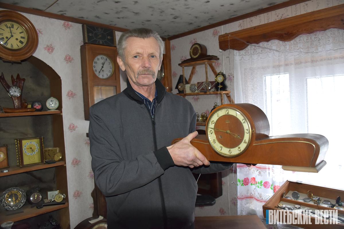 Хранитель времени. Анатолий Коляда из Докшиц рассказал о своей коллекции старинных вещей 