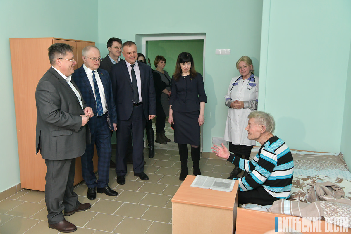 В Городокской центральной районной больнице открыли медико-социальное отделение