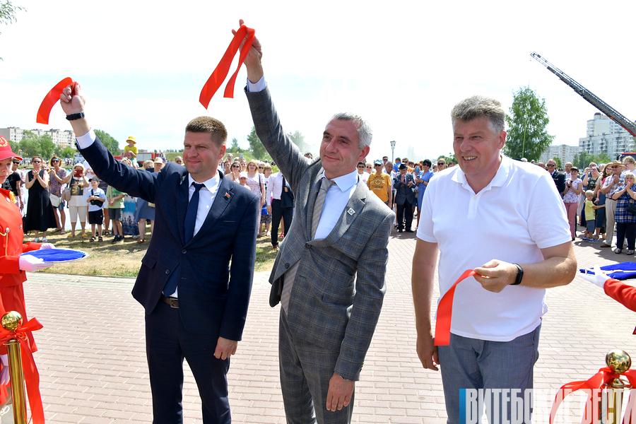В Витебске торжественно открыли парк 1000-летия после реконструкции