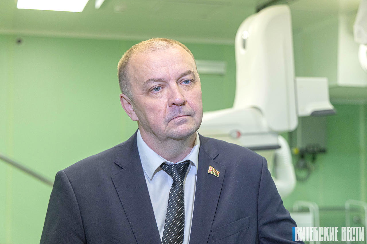 Борис Андросюк: "Кардиологическая и нейрохирургическая медицинская помощь в Витебской области развита на высоком уровне"