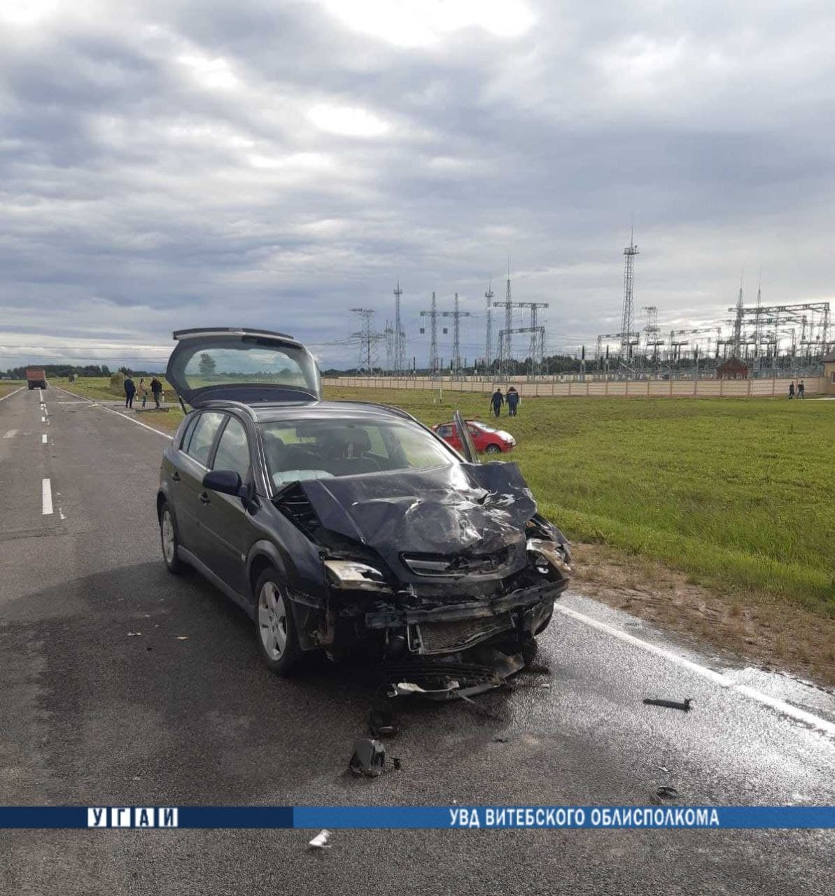 Авария в Поставском районе столкнулись две легковушки