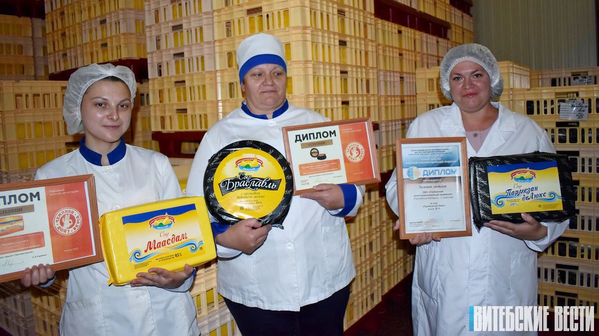 Более 300 тонн полутвердых и мягких сыров производит в месяц браславский цех по производству сыра ОАО «Глубокский МКК»