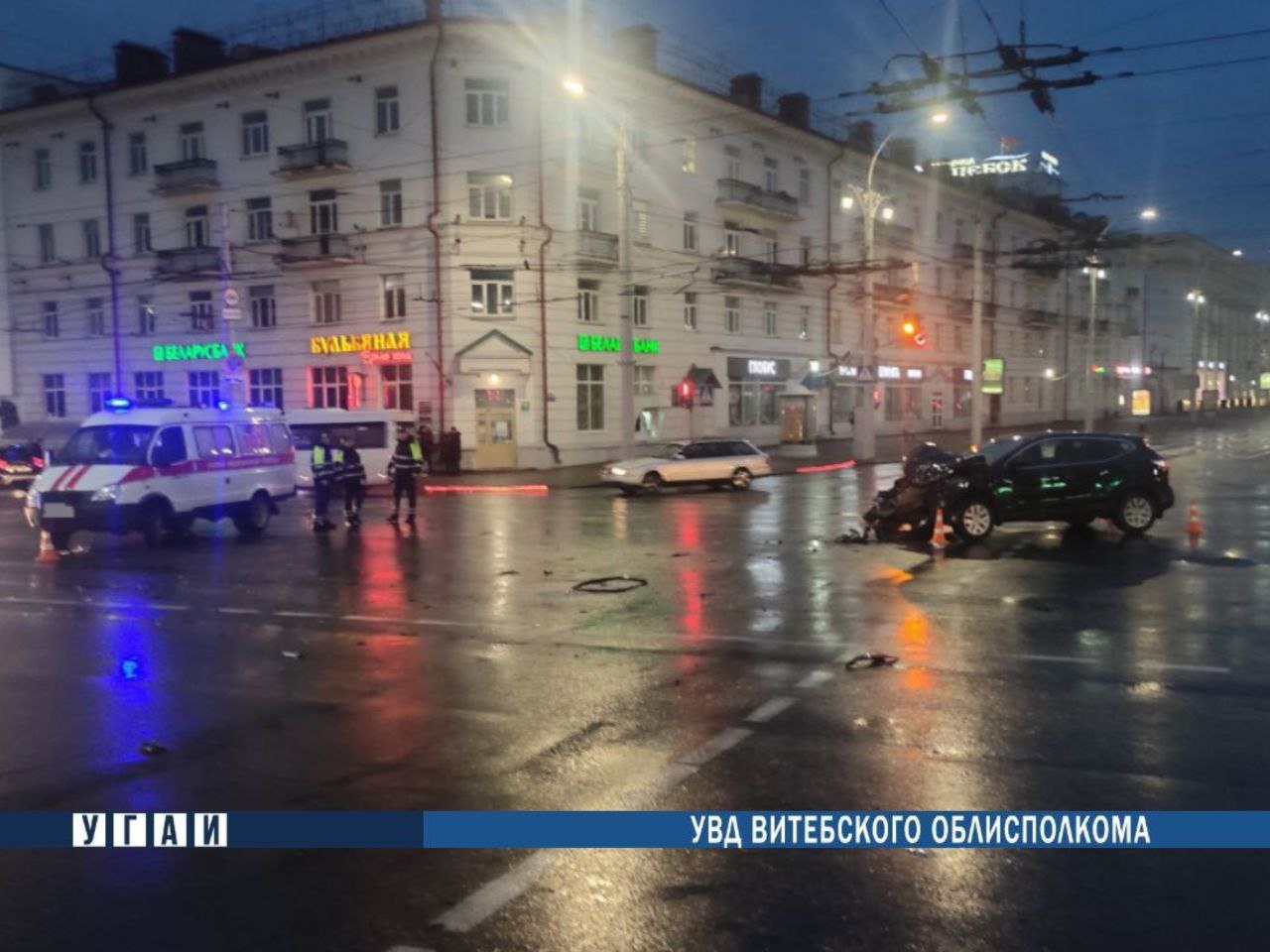 В Витебске в ДТП пострадала пенсионерка