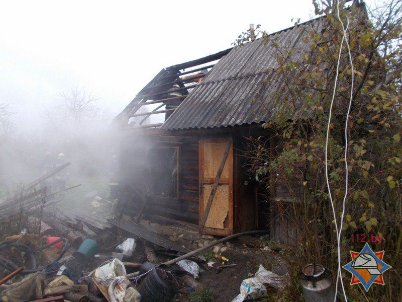 На пожаре в Полоцке погиб мужчина