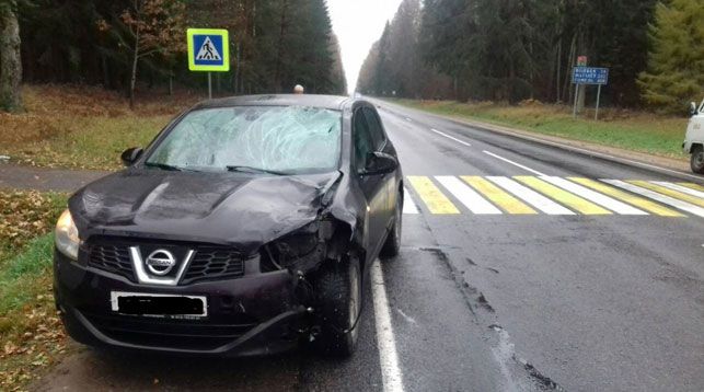 Авария в Городокском районе: Nissan Qashqai сбил насмерть велосипедиста