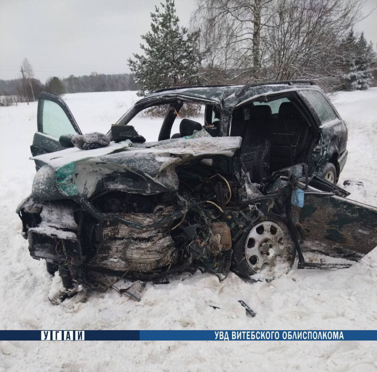В Полоцком районе по горячим следам задержан водитель, скрывшийся с места ДТП