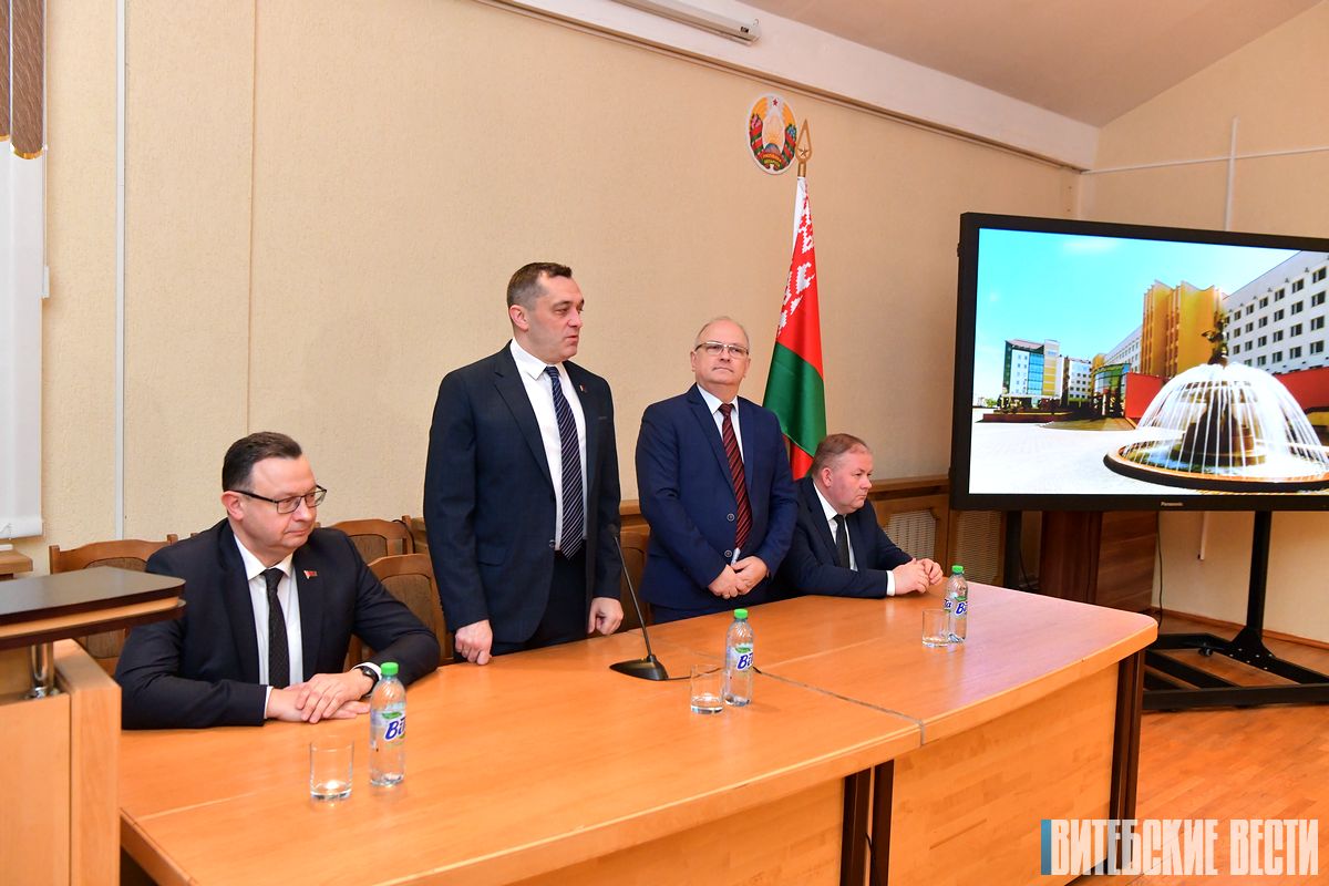 Коллективу Витебского медуниверситета представили нового ректора