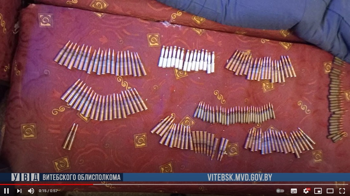 Более 400 патронов обнаружили в квартире у жительницы Витебска