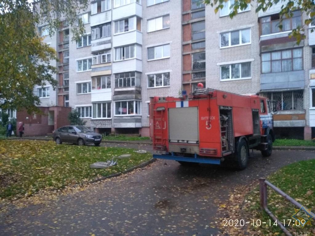 За сутки в Витебске произошло несколько пожаров 