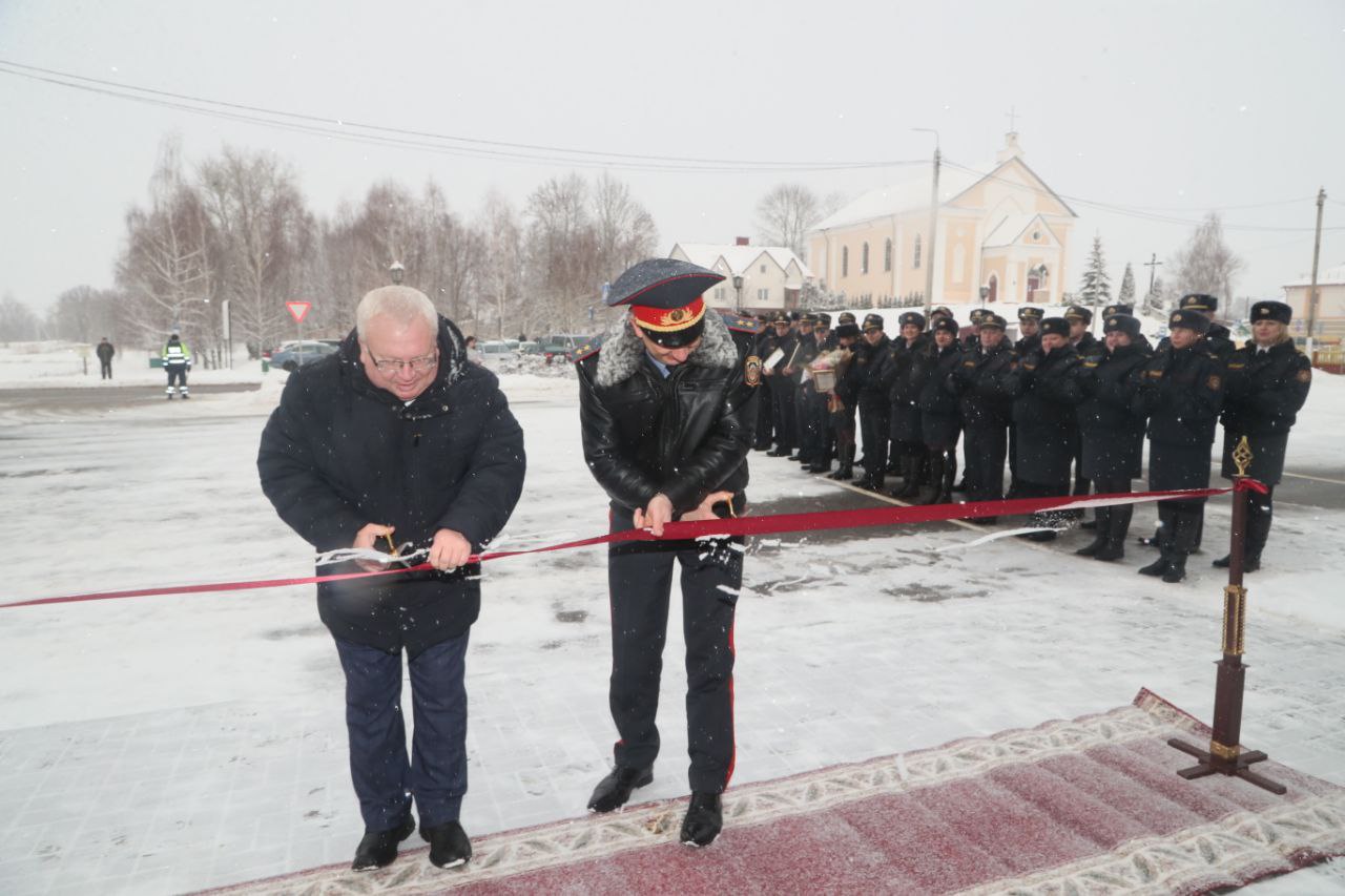 В Толочине открыли обновленное административное здание районного отдела внутренних дел