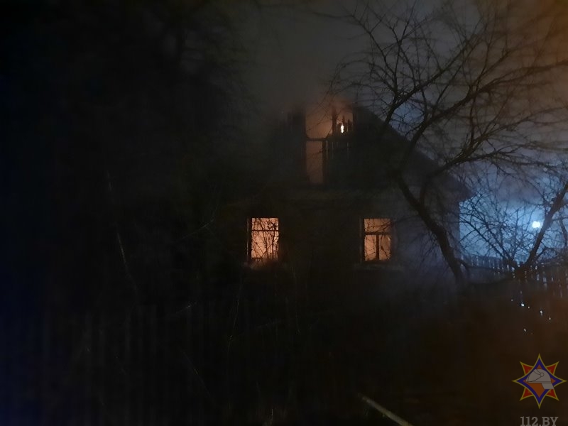 В Витебске мужчина погиб во время пожара в собственном доме