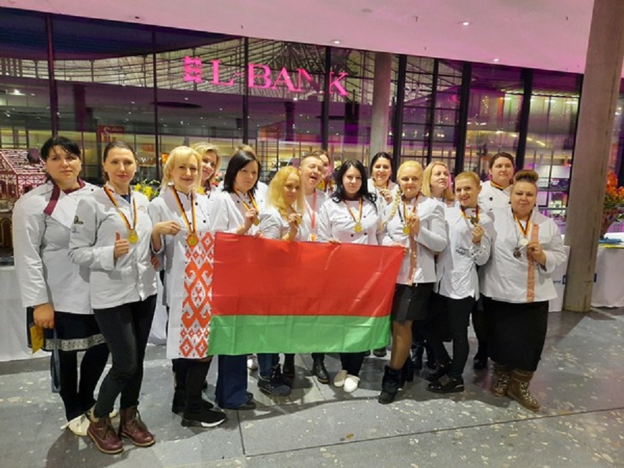 Витебские кондитеры завоевали 4 медали на Всемирной кулинарной олимпиаде в Штутгарте