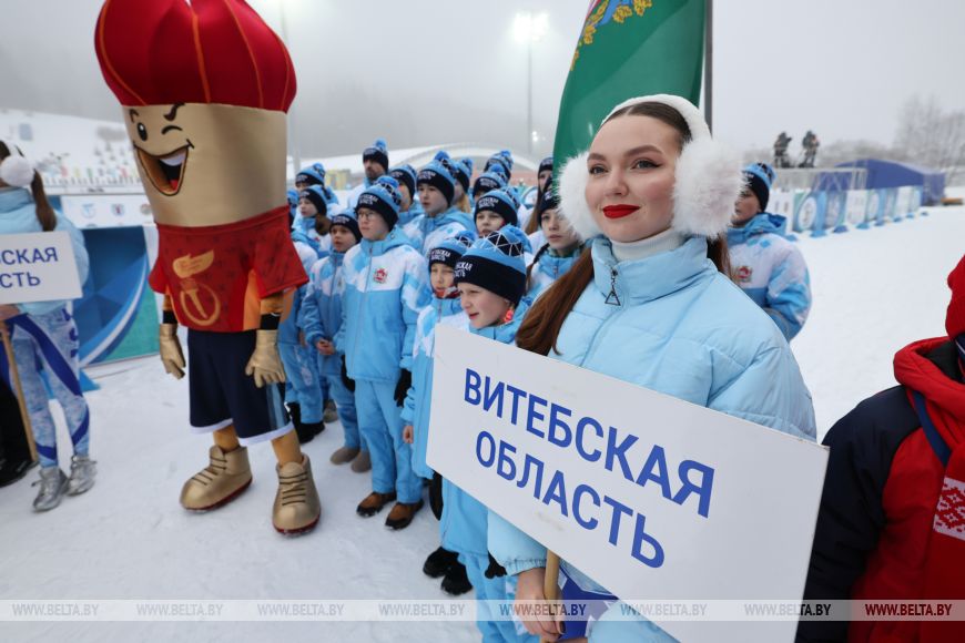 Юные биатлонисты Витебской области вошли в тройку призеров республиканских соревнований "Снежный снайпер"