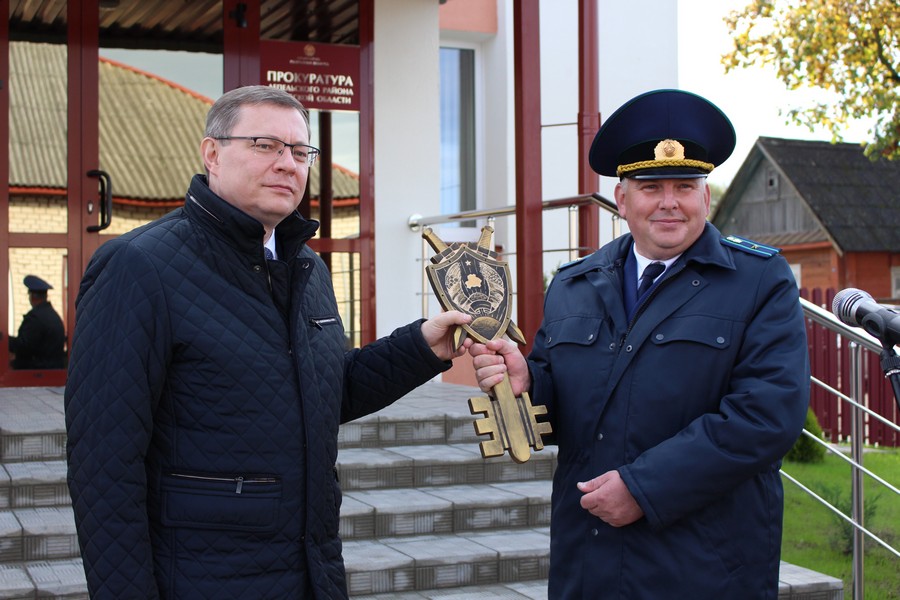 В Лепеле после капитального ремонта открыли здание районной прокуратуры