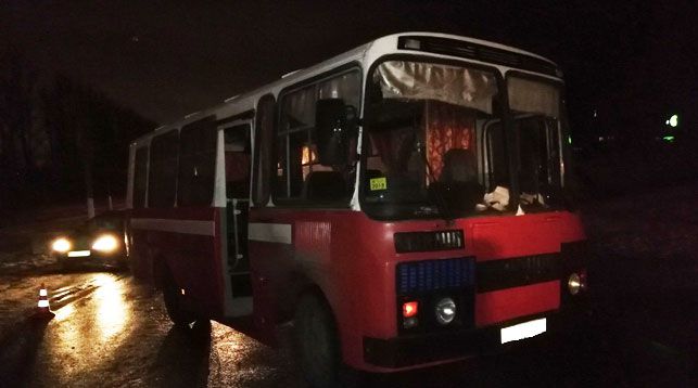 ДТП в Витебске: 30-летнего мужчину сбил автобус "ПАЗ"