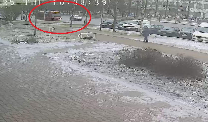 В Витебске произошло бесконтактное ДТП. Пострадала женщина