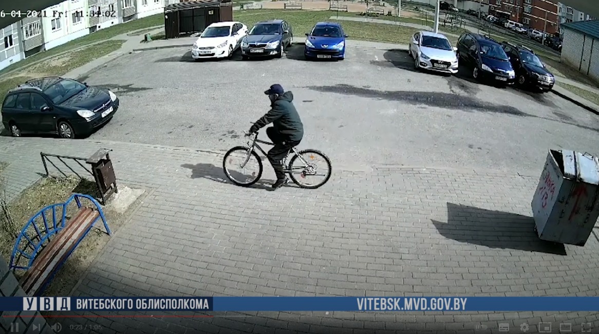Житель Новополоцка украл непристёгнутый велосипед