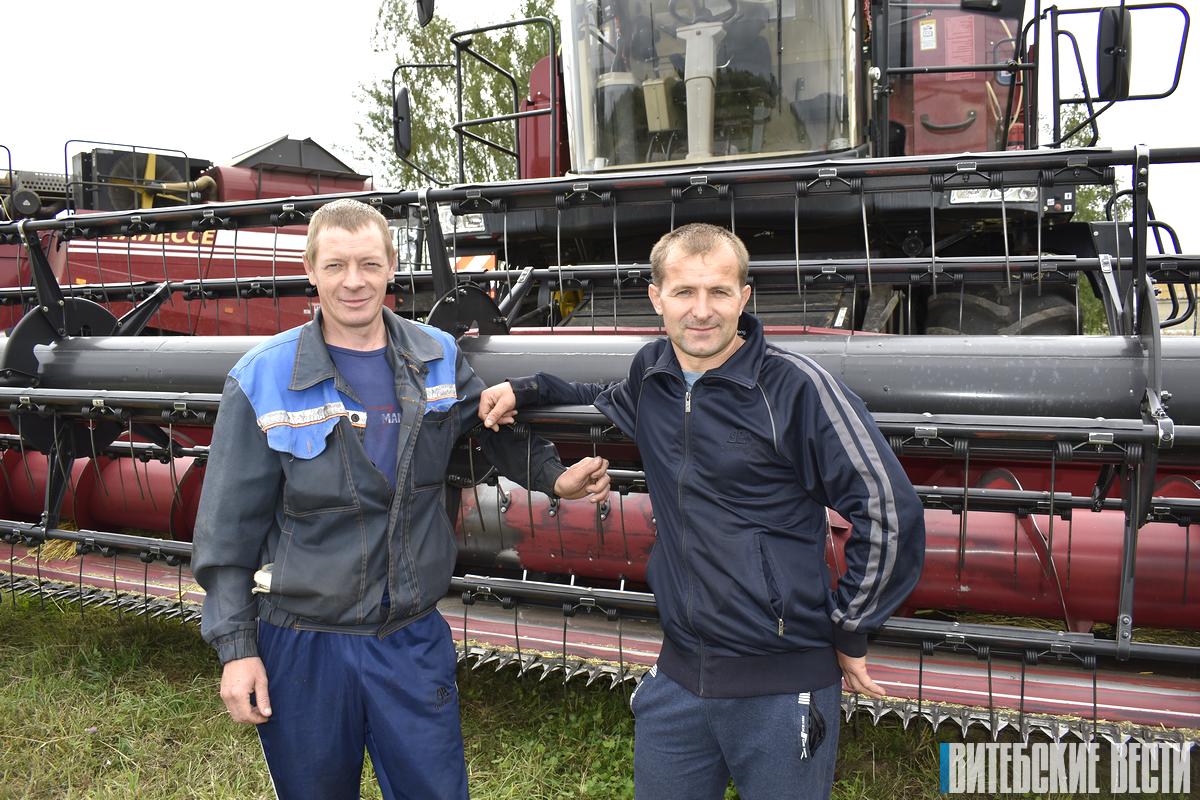 Уборочная кампания в Сенненском районе в лицах