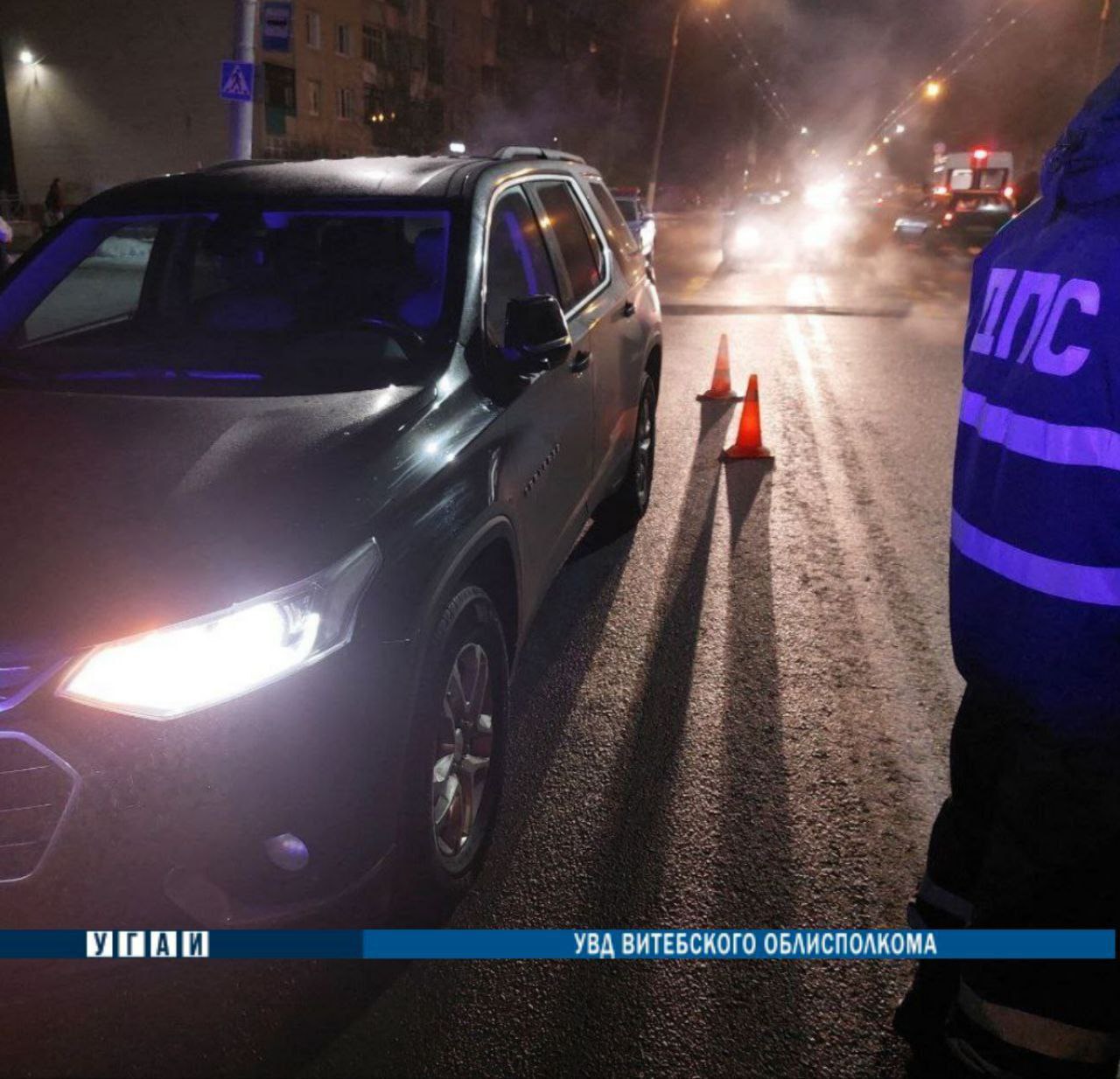 В Витебске на пешеходном переходе иномарка сбила пенсионерку