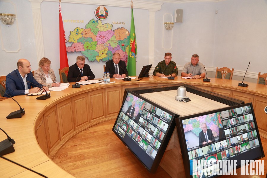 На видеоконференции в облисполкоме обсудили участие Витебщины в Международной акции памяти «Во славу общей Победы!»