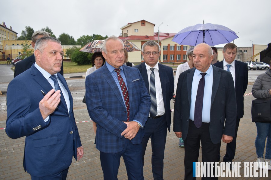 Николай Шерстнёв ознакомился с ходом подготовки Шумилино к областным “Дажынкам-2021”