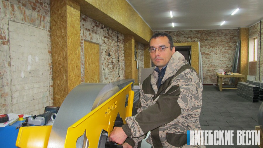 Современное производство металлопрофиля заработало в Браславском районе