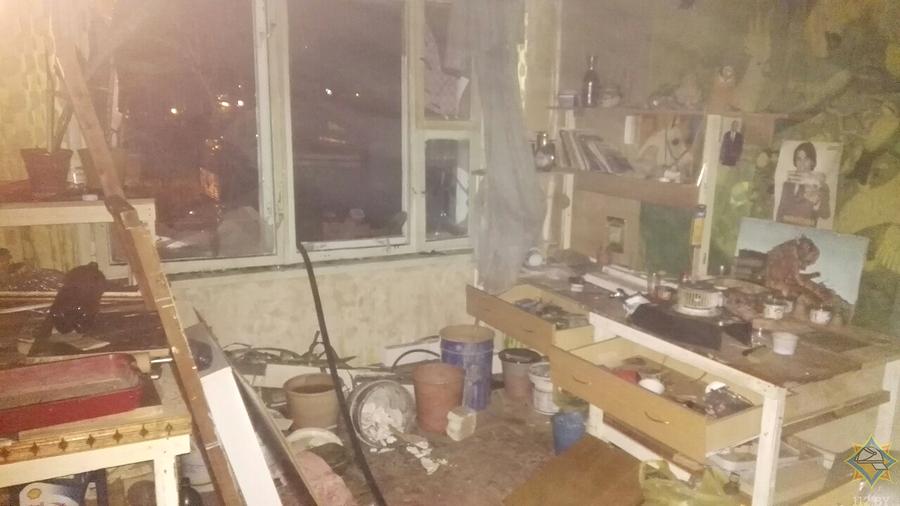 Пожар в Новополоцке: мать удалось спасти, сын погиб 