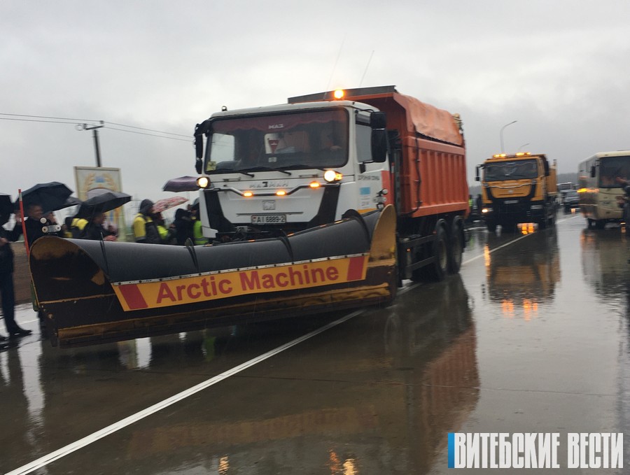 Новая цементобетонная трасса связала автодороги Р-15 Кричев — Орша — Лепель и Р-76 Орша — Шклов — Могилев