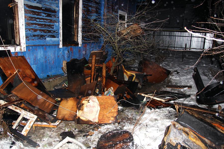 При пожаре в Витебске погиб мужчина