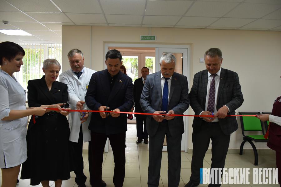В Лиозненской ЦРБ открыли обновленное отделение скорой медицинской помощи