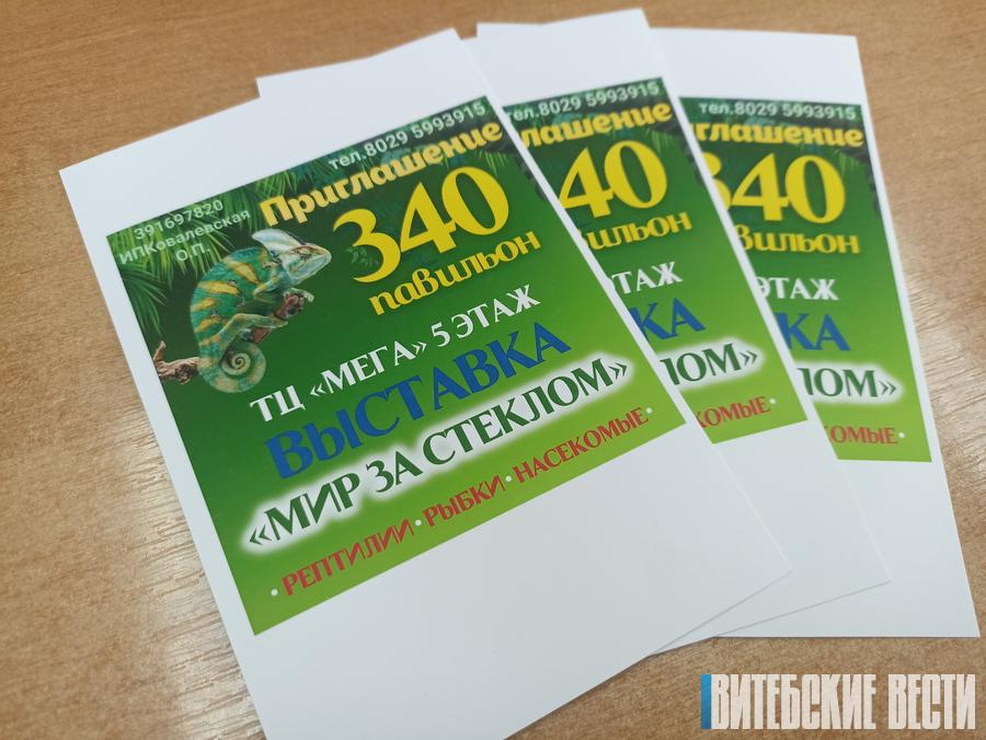 «Витебские вести» разыгрывают пригласительные на выставку экзотических животных в Витебске