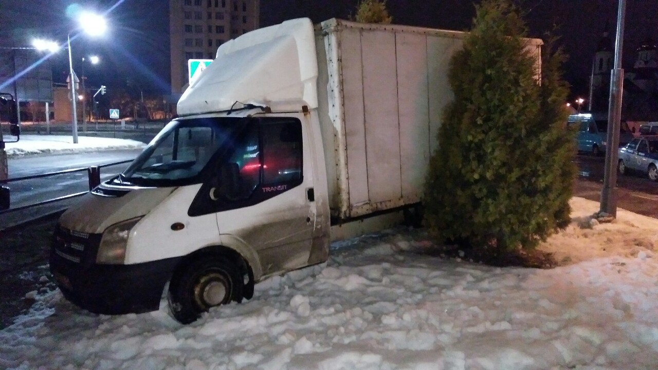 В Витебске пьяный водитель, пытаясь скрыться от ГАИ, врезался в дерево