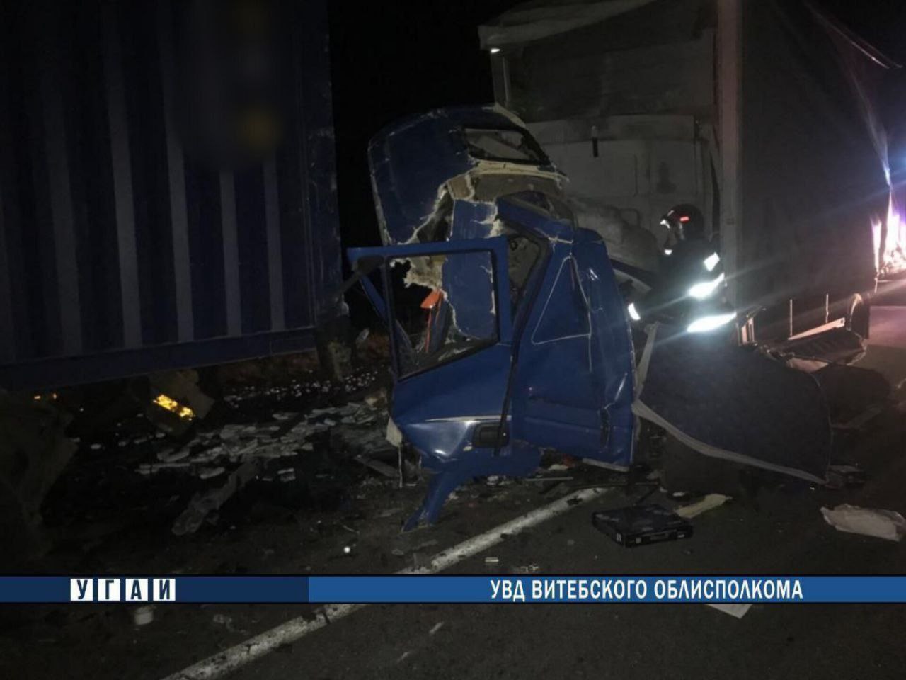 Водитель грузового автомобиля погиб в аварии в Дубровенском районе