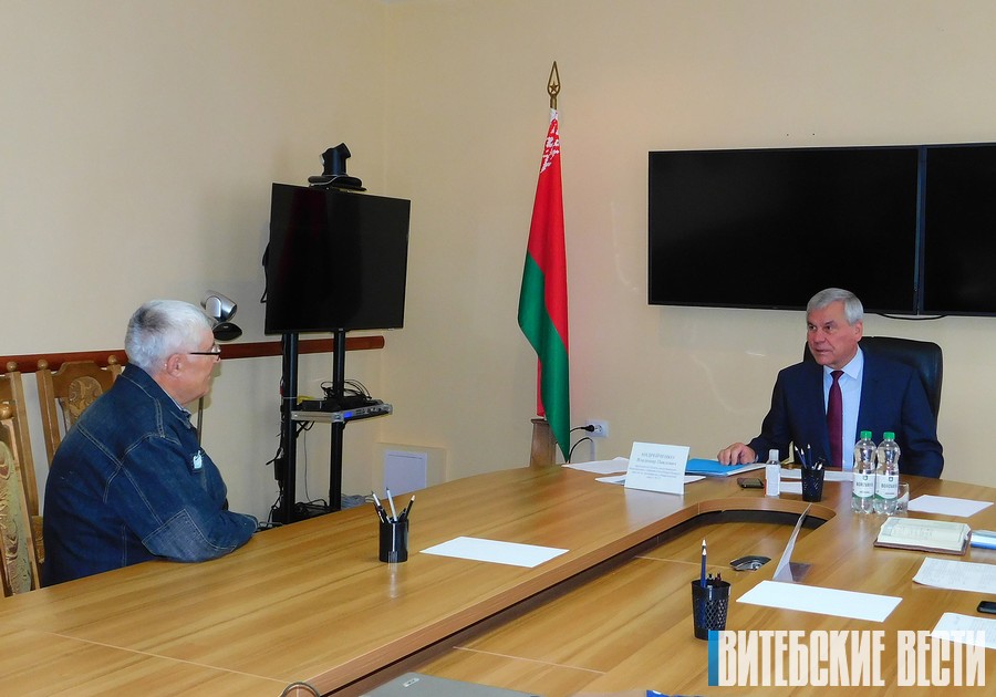 Председатель Палаты представителей Владимир Андрейченко провел личный прием граждан в Докшицах