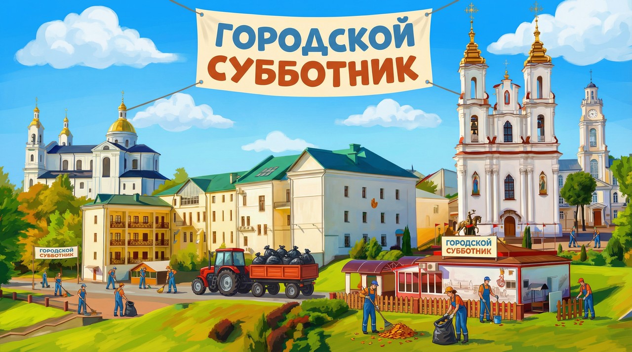 28 марта в Витебске пройдёт общегородской субботник