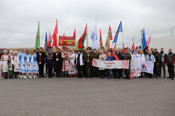 Митинг в рамках областного марафона «Единый» прошел в Толочине