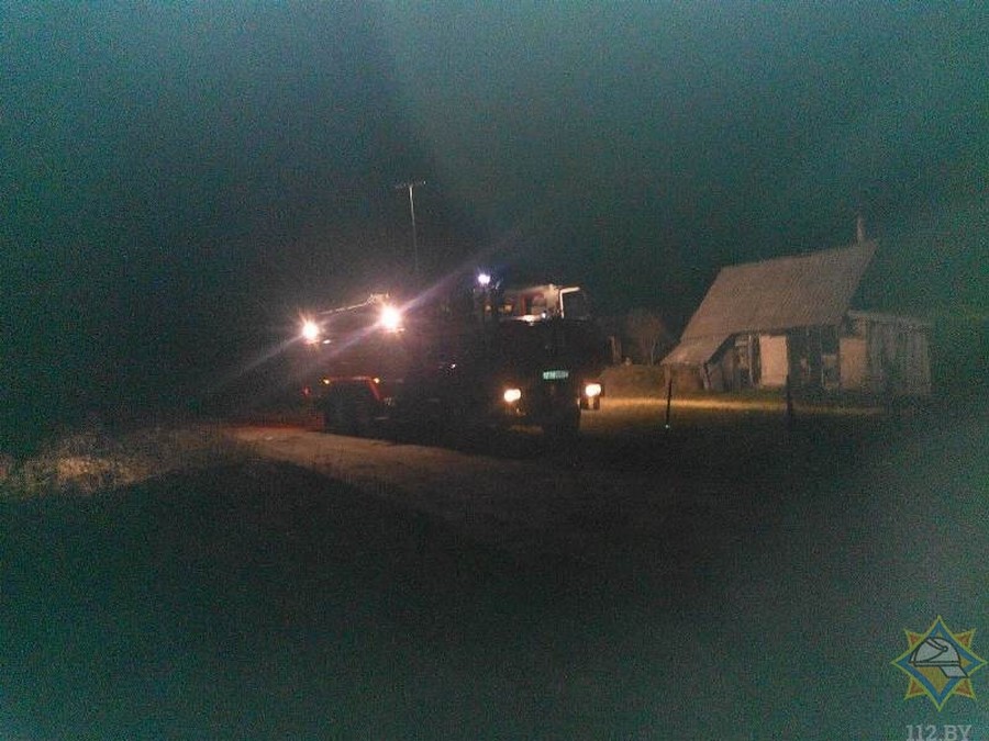 В Поставском районе на пожаре в частном доме сгорел пенсионер