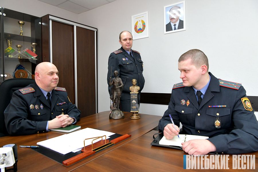 Россонский РОВД по итогам работы за 2020 год признан в своей категории лучшим в Витебской области