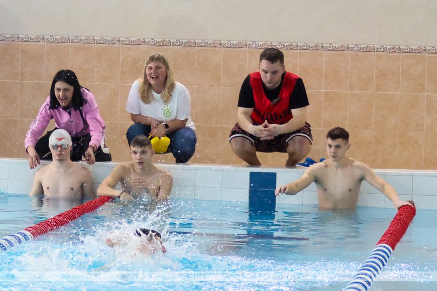 В Витебске состоялись республиканские соревнования по водным видам спорта "Спешиал Олимпикс"