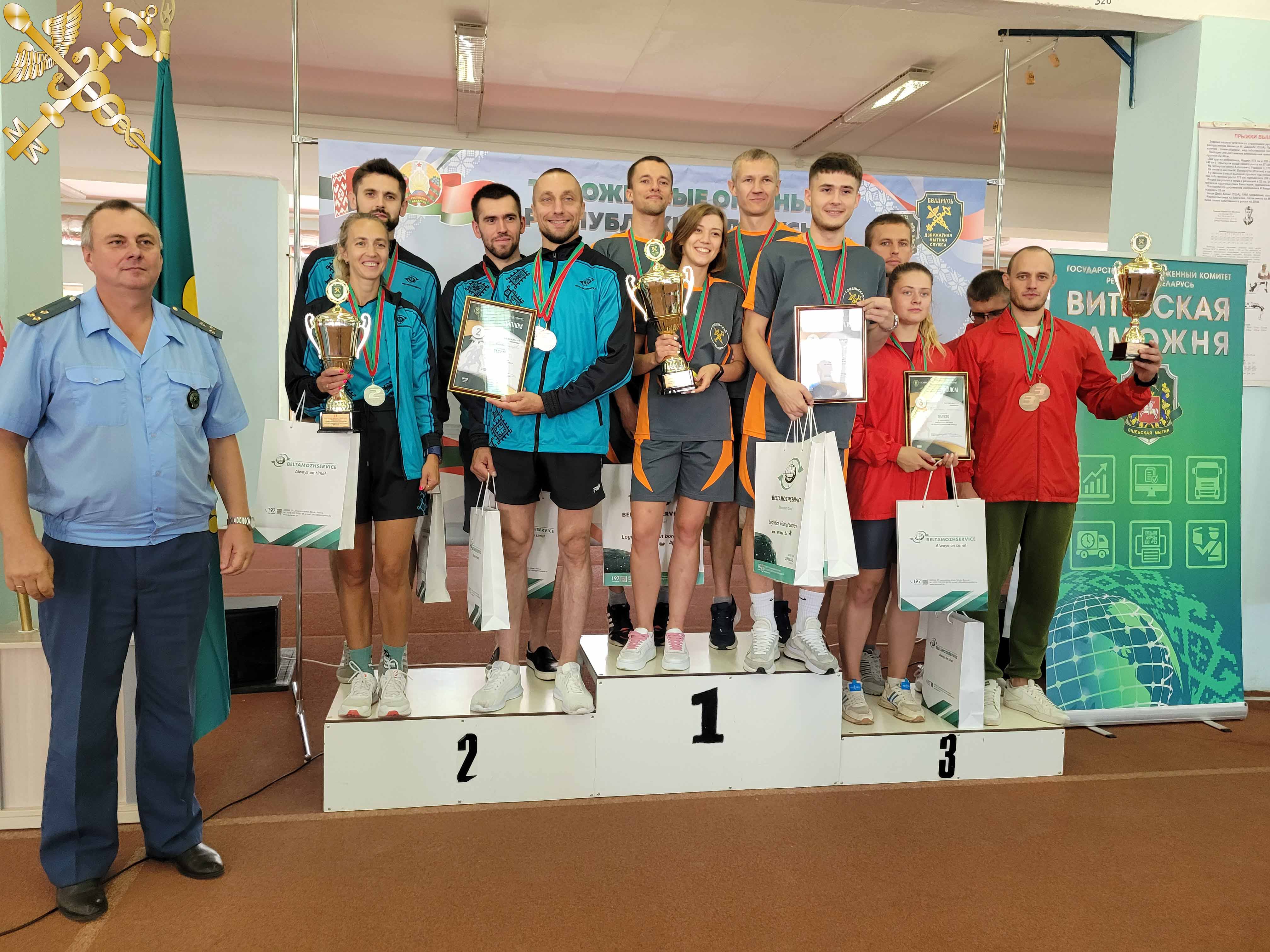 Витебская таможня заняла третье место на чемпионате по легкоатлетическому кроссу
