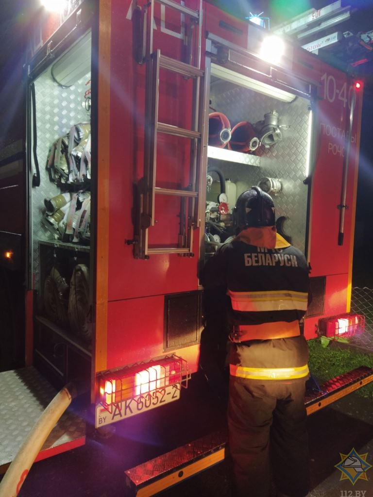 На пожаре в Поставском районе погибла пенсионерка