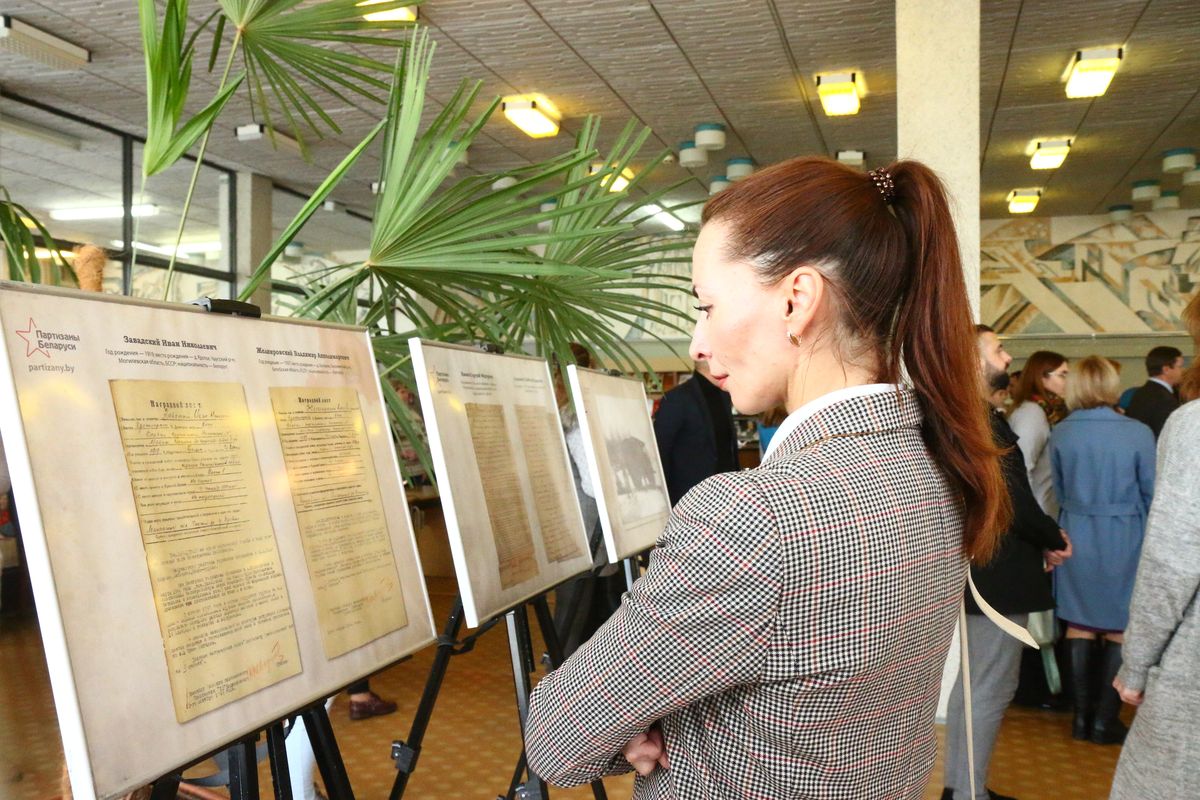 В Новополоцке начала работу интерактивная выставка «Партизаны Беларуси»
