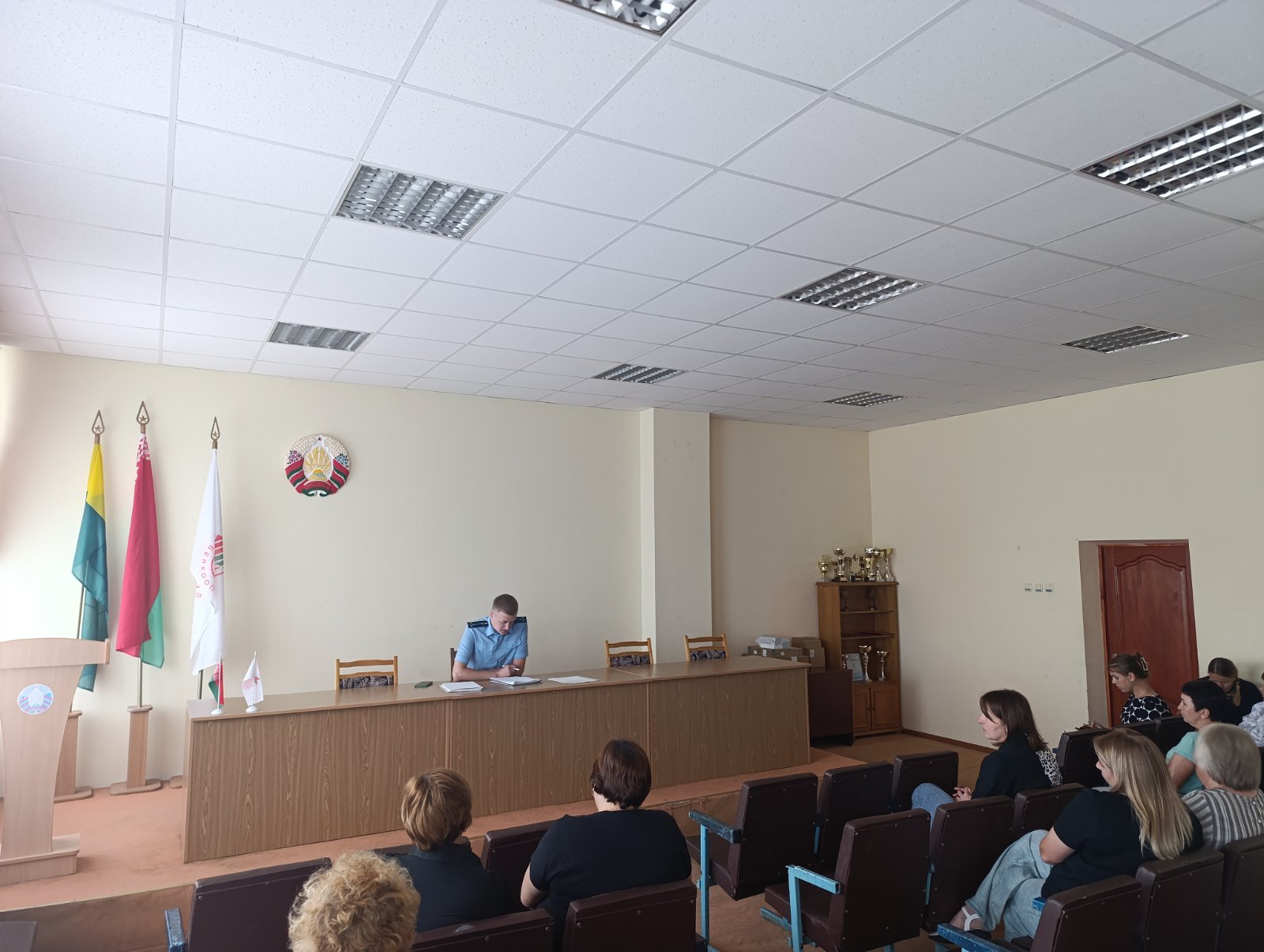 Помощник прокурора Сенненского района рассказал работникам местного филиала облпотребобщества о геноциде белорусского народа