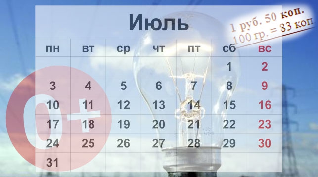 Что изменится с 1 июля: возрастные маркировки, тарифы на электроэнергию и новые ценники 