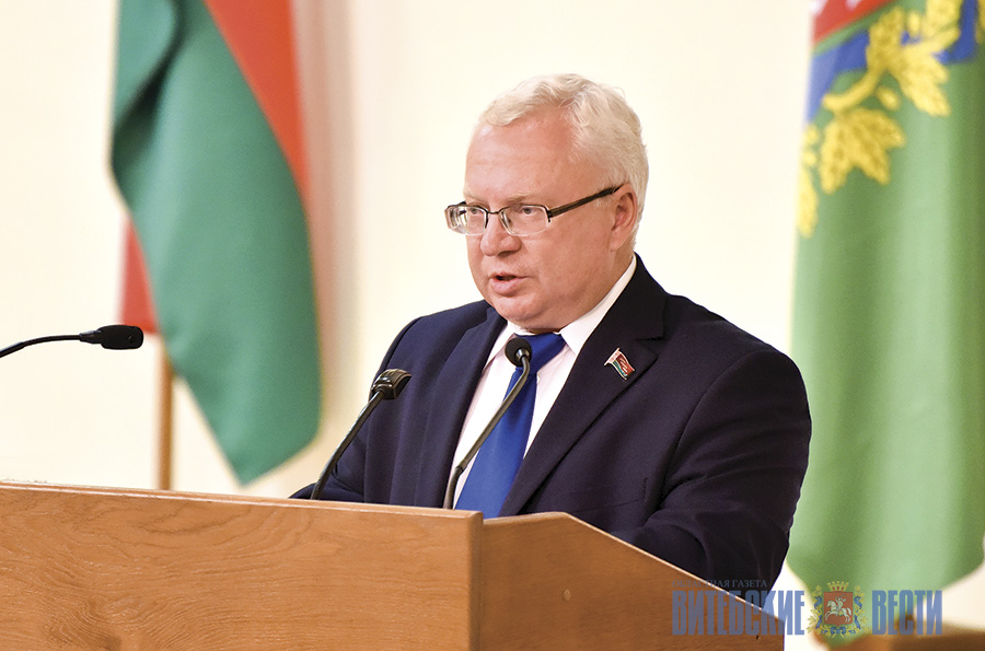 Глава депутатского корпуса Витебщины Владимир Терентьев: «Наша задача – работать на опережение»