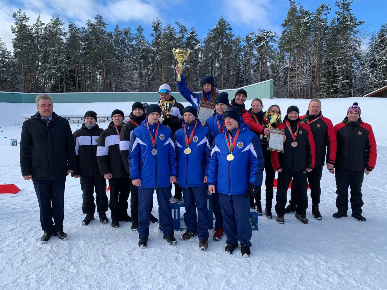 Команда Витебской области стала победительницей чемпионата ГКСЭ по лыжным гонкам