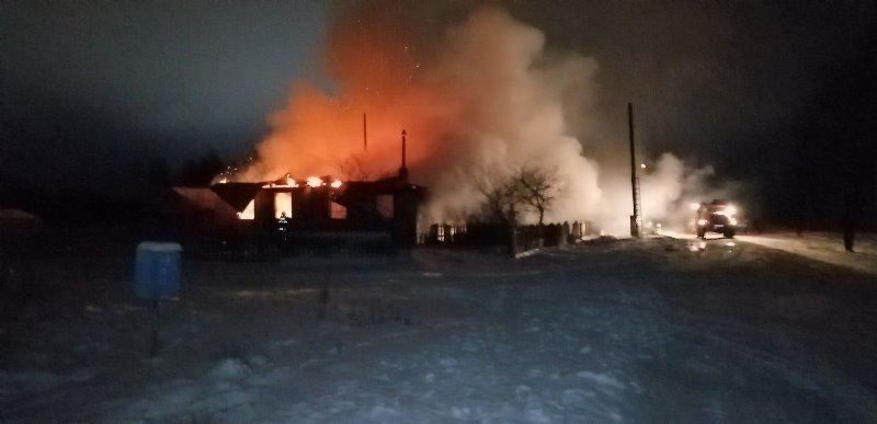 Двое мужчин погибли на пожарах в Миорском и Сенненском районах